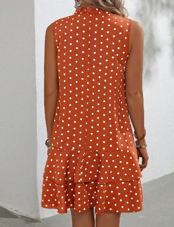 Rochie scurta Emery Rose, portocaliu