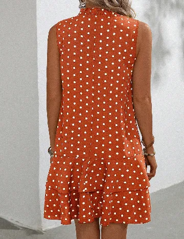 Rochie scurta Emery Rose, portocaliu