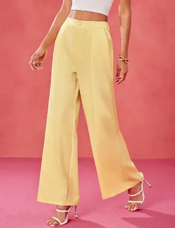 Pantaloni SHEIN, galben