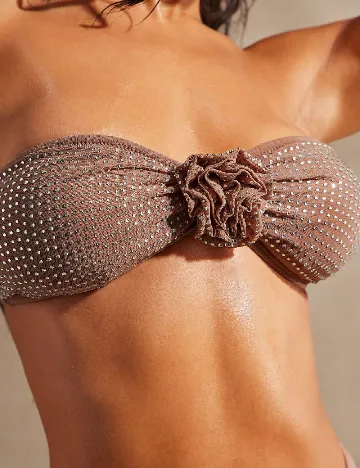 Sutien de baie SHEIN, maro