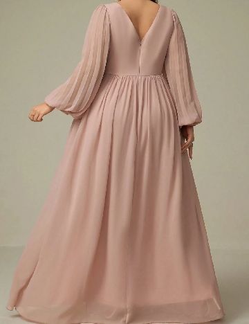 Rochie lunga SHEIN CURVE, roz