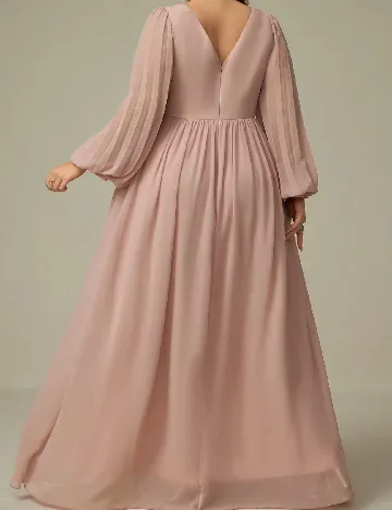 Rochie lunga SHEIN CURVE, roz