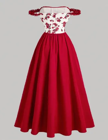 Rochie lunga SHEIN, rosu