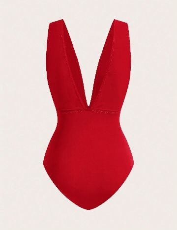 Costum de baie SHEIN, rosu