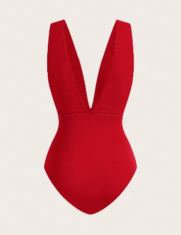 Costum de baie SHEIN, rosu