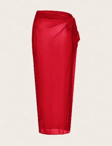 Costum de baie SHEIN, rosu