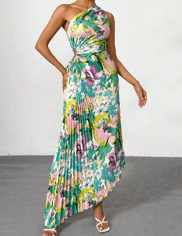 Rochie lunga SHEIN, floral print