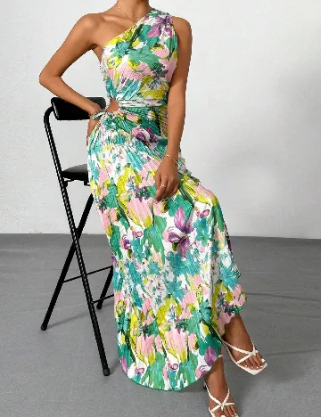 Rochie lunga SHEIN, floral print