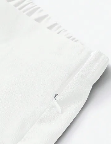 Pantaloni SHEIN CURVE, alb