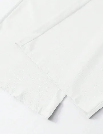 Pantaloni SHEIN CURVE, alb