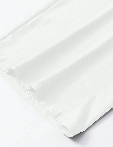 Pantaloni SHEIN CURVE, alb