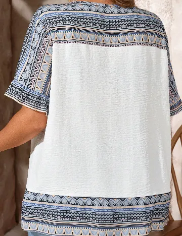 Bluza Emery Rose Curve, alb