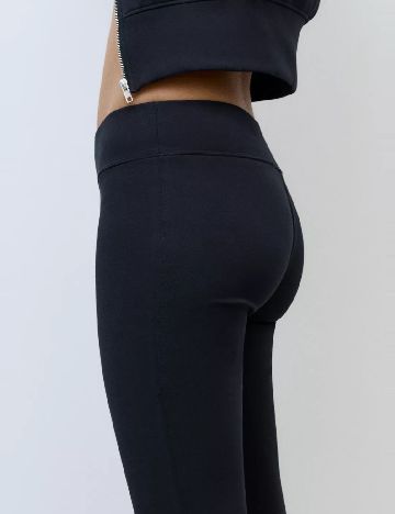 Pantaloni Pull&Bear, bleumarin inchis