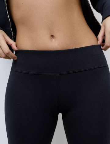 Pantaloni Pull&Bear, bleumarin inchis