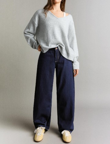 Blugi Bershka, bleumarin