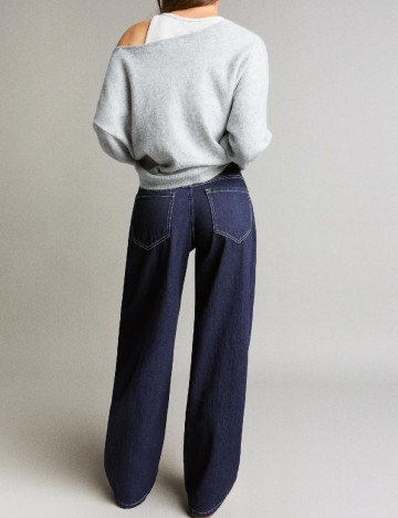 Blugi Bershka, bleumarin