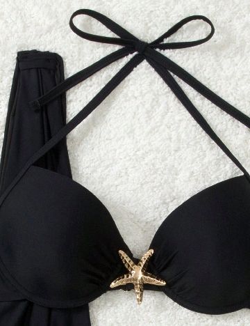 Costum de baie SHEIN, negru