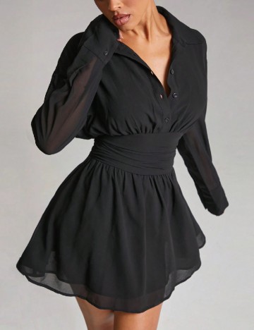 Rochie scurta Haute, negru