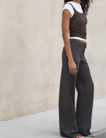 Pantaloni Bershka, gri