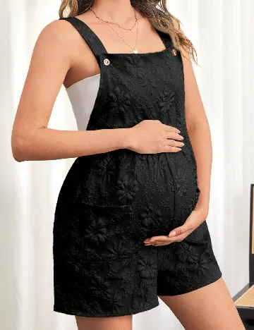Salopeta SHEIN Maternity, negru