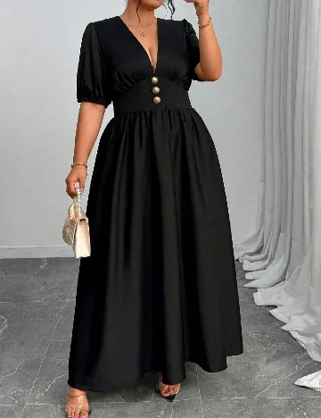 Rochie lunga SHEIN CURVE, negru