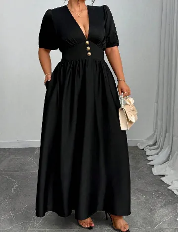 Rochie lunga SHEIN CURVE, negru