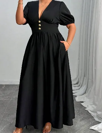 Rochie lunga SHEIN CURVE, negru