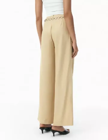 Pantaloni Stradivarius, maro deschis