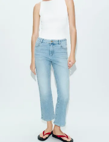 Blugi Zara, albastru