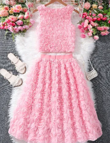 Compleu Shein Kids, roz