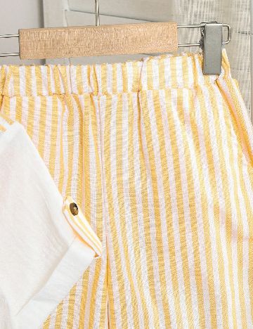 Compleu Shein Kids, alb/galben