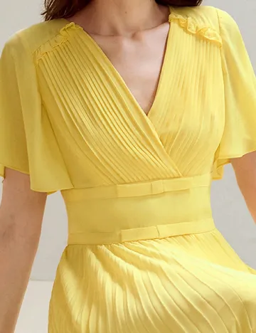 Rochie lunga MOTF, galben