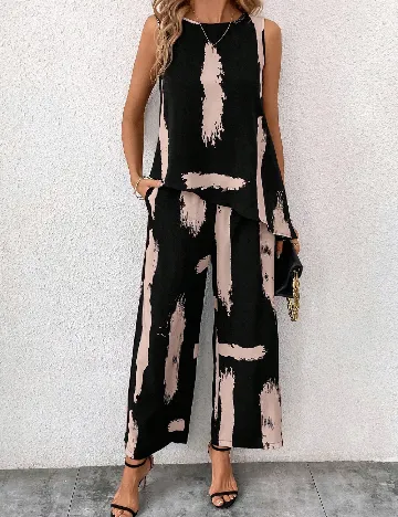 Compleu SHEIN, negru/roz