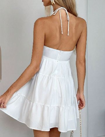 Rochie scurta SHEIN, alb