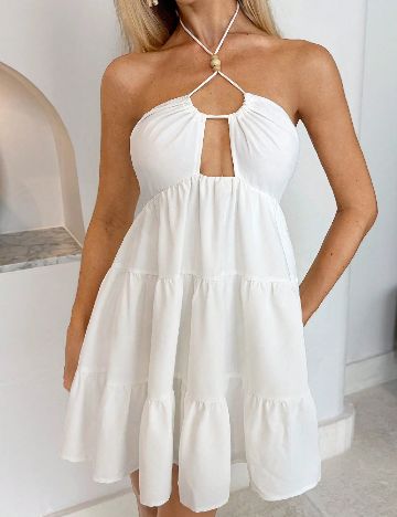 Rochie scurta SHEIN, alb