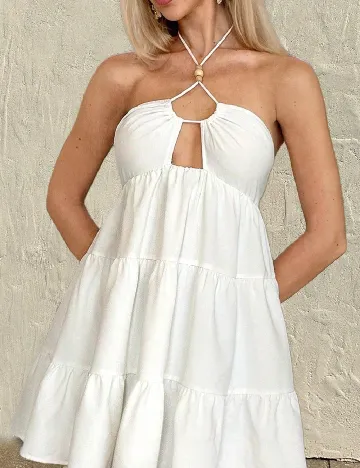 Rochie scurta SHEIN, alb