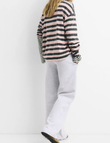 Pantaloni Pull&Bear, gri