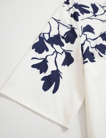 Compleu Emery Rose Curve, alb/bleumarin