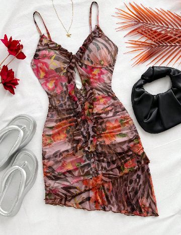 Rochie scurta SHEIN, mix culori