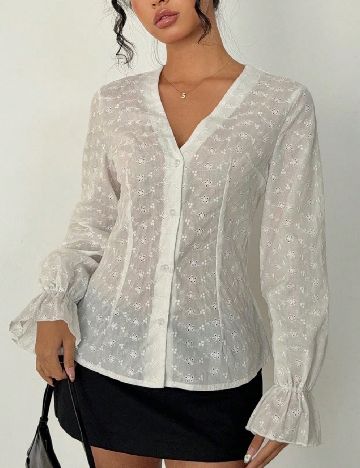 Camasa SHEIN, alb