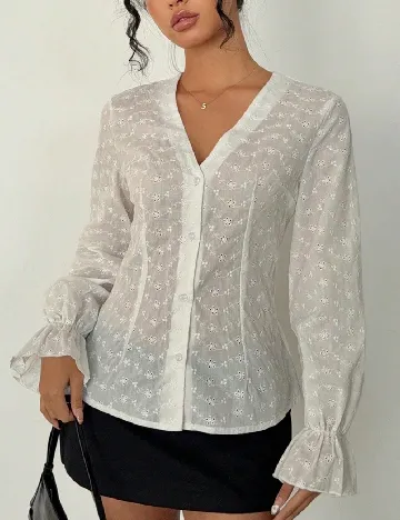 Camasa SHEIN, alb