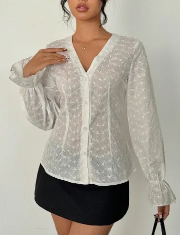 Camasa SHEIN, alb