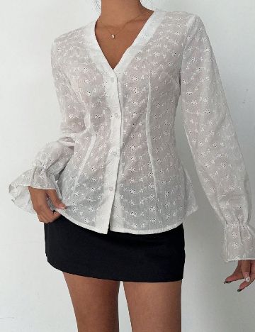 Camasa SHEIN, alb