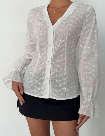 Camasa SHEIN, alb
