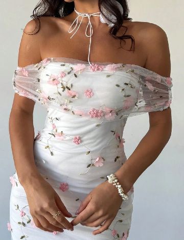 Rochie lunga SHEIN, alb