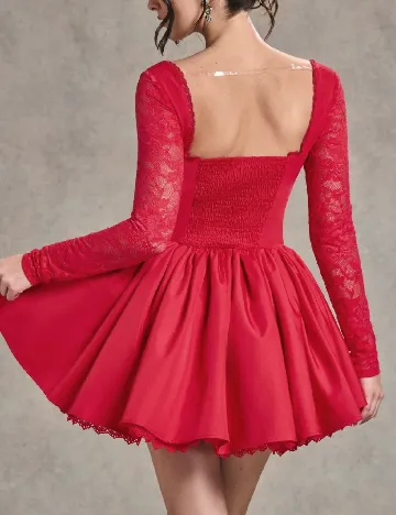 Rochie scurta SHEIN, rosu