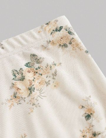 Fusta SHEIN CURVE, floral