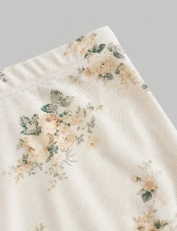 Fusta SHEIN CURVE, floral