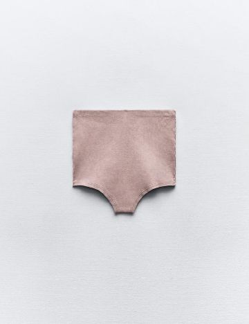 Pantaloni scurti Zara, roz pudra