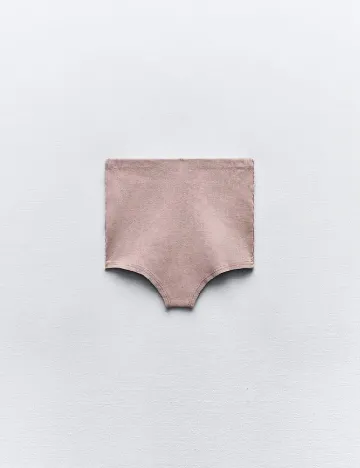 Pantaloni scurti Zara, roz pudra